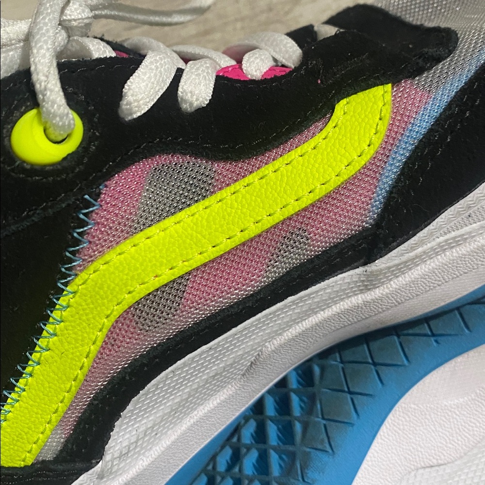 Vans Wayvee Neon Rave Skateboard Sneakers - Picture 6 of 11
